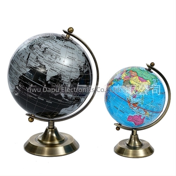 ABS+PVC globe 20 cm with 30 cm alloy stand – educational globe