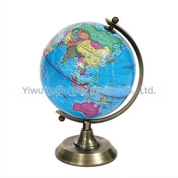 ABS+PVC globe 20 cm with 30 cm alloy stand – educational globe