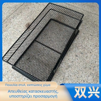 Κρεμαστό μεταλλικό καλάθι για πάνελ οπών – τοίχο-μονταζόμενη αποθήκευση