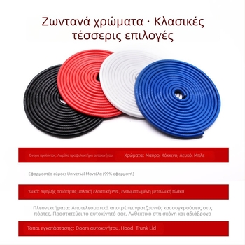 Σταθερές αυτοκόλλητες λωρίδες πόρτας αυτοκινήτου χωρίς κόλλα — αόρατες στεγανοποιήσεις περιμετρικά για proteόtection από πρόσκρουση και γρατζουνιές