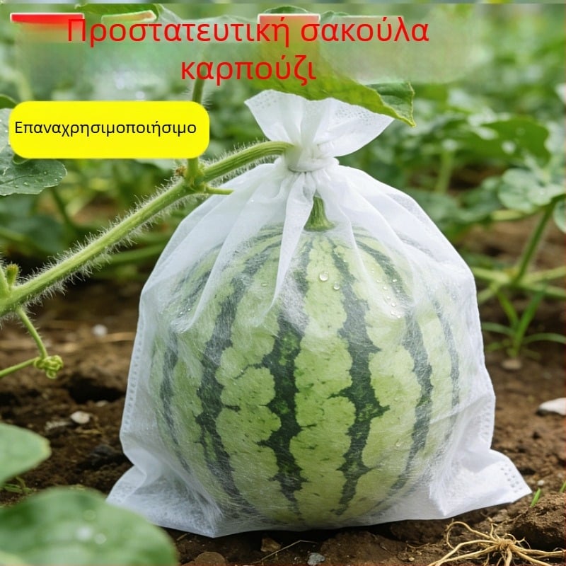 Ανθεκτική σε έντομα σακούλα φρούτων από μη υφαντό ύφασμα, αδιάβροχη, αναπνεύσιμη, διαφανής, με κορδόνι