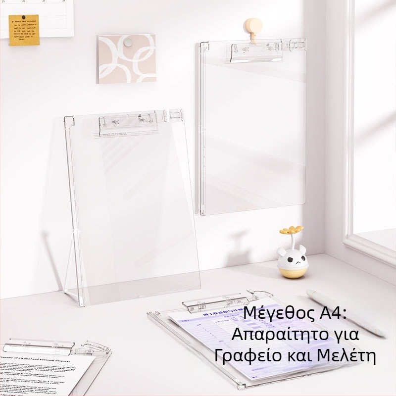 Morandi Color Series A4 σκληρός κλιπ-πίνακας γραφής – πολυλειτουργικός πίνακας για χαρτιά, χειροποίητος πάτος για φοιτητές και γραφείο