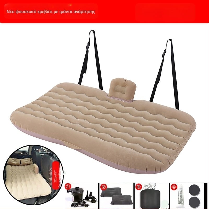 Νέο Sling-Style φουσκωτό κρεβάτι αυτοκινήτου για πίσω κάθισμα, συμβατό με αυτοκίνητα και SUV