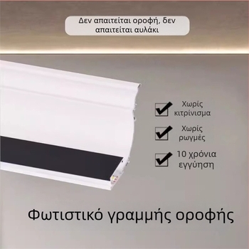 Γύψινη γραμμή φωτισμού επιφανειακής εγκατάσταση ς για γωνία οροφής σαλονιού, διπλής όψης διακοσμητική λωρίδα γωνίας τοίχου
