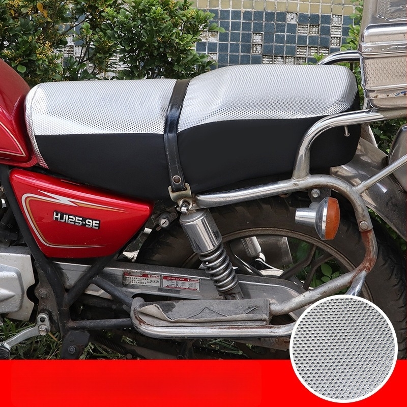 Κάλυμμα καθίσματος μοτοσικλέτας για GN125 Haojue HJ125-8 Suzuki Prince, PVC πολυεστέρας, ανθεκτικό στις φθορές, αδιάβροχο, για όλες τις εποχές.