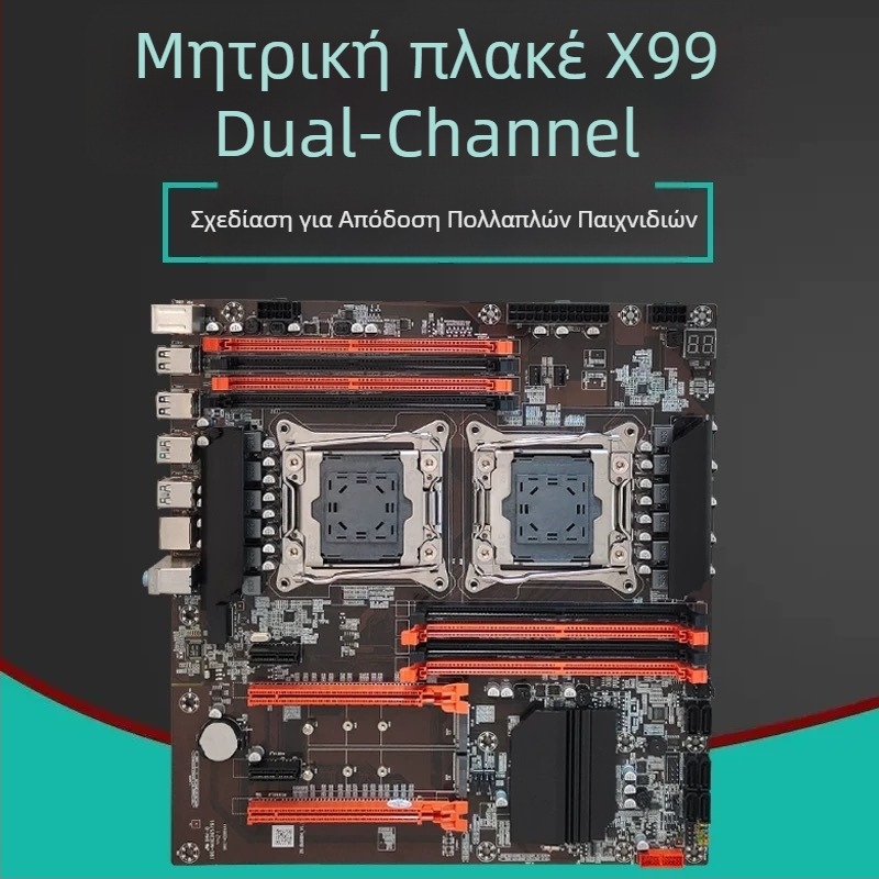 Νέος X99 διπλού καναλιού σετ μητρικής με θύρα LGA 2011-3 DDR4 για στούντιο με πολλαπλά λειτουργικά συστήματα