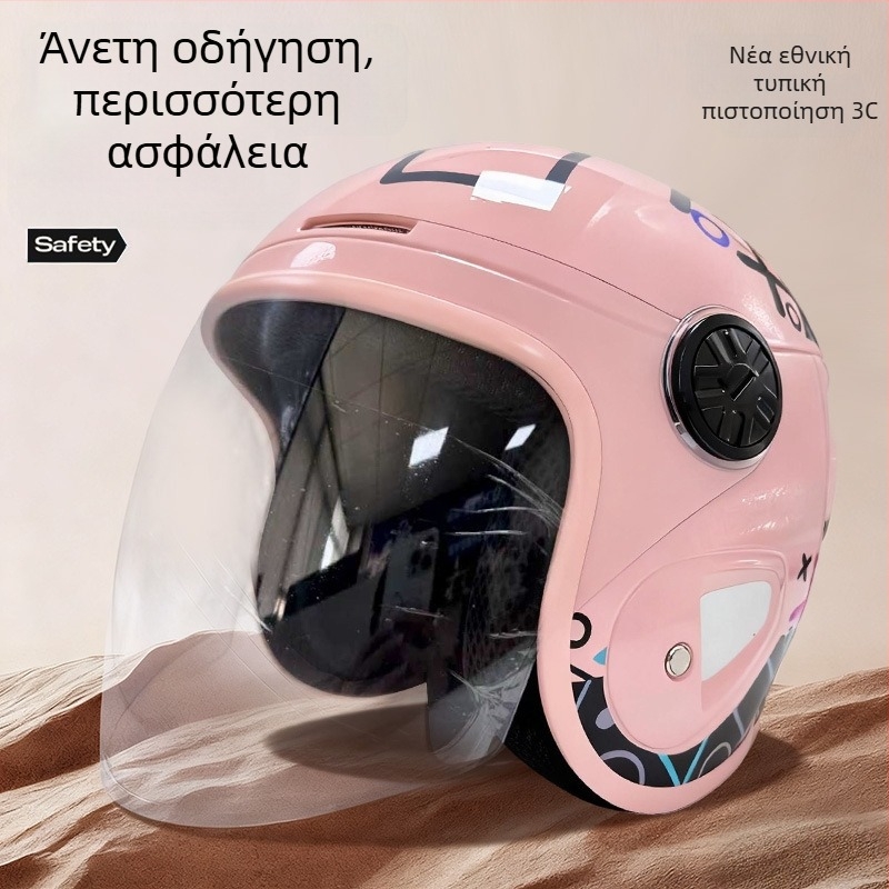 Unisex κράνος για ηλεκτρικά οχήματα για φθινόπωρο και χειμώνα – προστασία για ηλεκτρικά ποδήλατα/μηχανές, 3C πιστοποιημένο