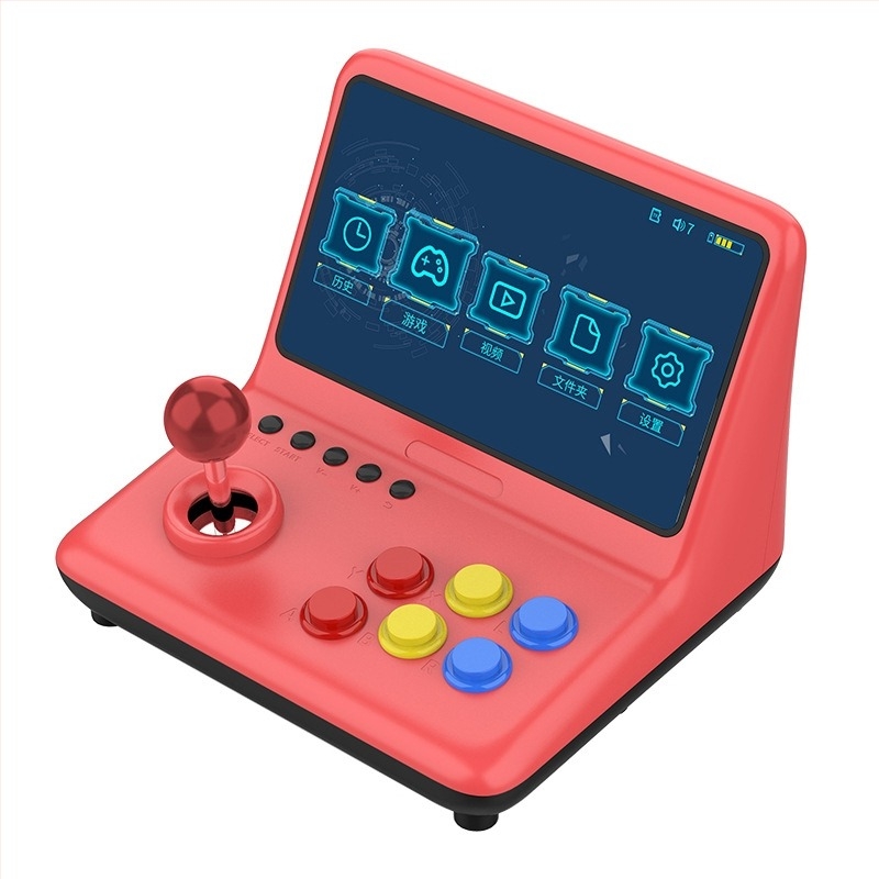 J900 κονσόλα arcade με joystick, μικρή οθόνη για οικιακό τηλεοπτικό gaming, υποστηρίζει δύο παίκτες, HDMI