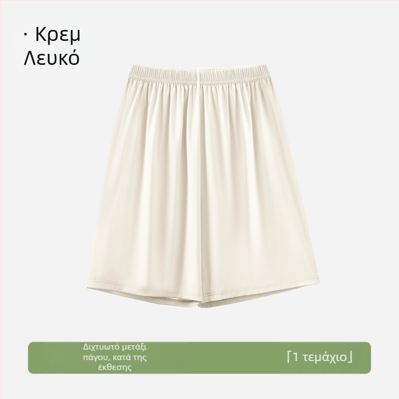 Ice Silk παντελόνια ασφαλείας για γυναίκες, άνοιξη-καλοκαίρι 2026, λεπτά, άνετα, 3/4 μήκος, διαπνέοντα, αντιδιαφανή