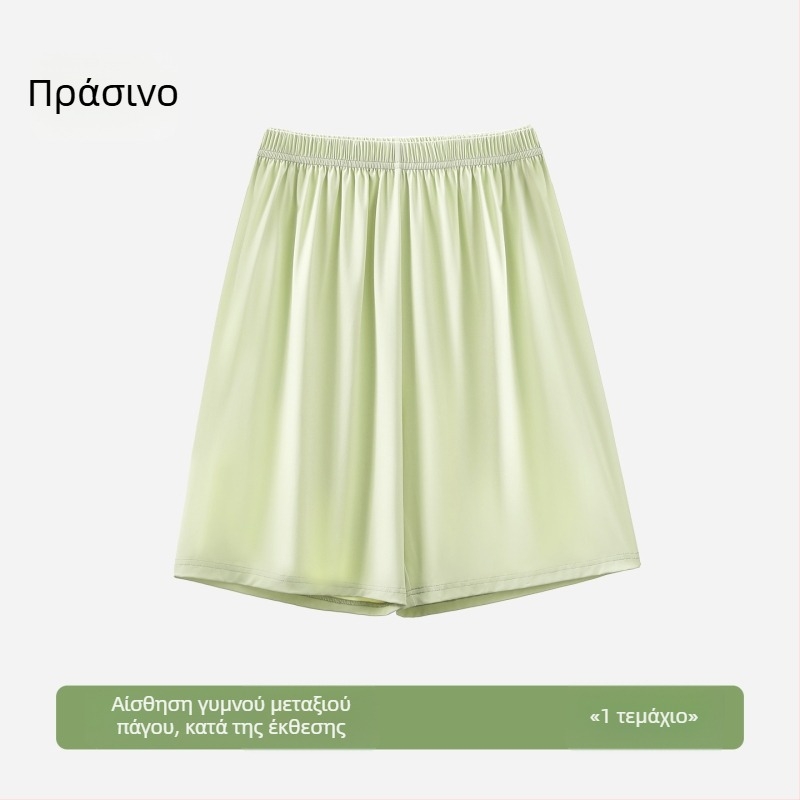 Ice Silk παντελόνια ασφαλείας για γυναίκες, άνοιξη-καλοκαίρι 2026, λεπτά, άνετα, 3/4 μήκος, διαπνέοντα, αντιδιαφανή