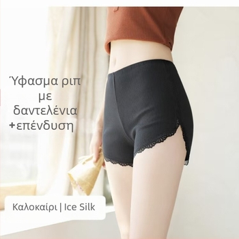 Λέγκινς με δαντελένιο τελείωμα και σορτς ασφαλείας, για γυναίκες, υψηλή μέση, μπορούν να φορεθούν και ως εξωτερικό ρούχο, δροσερά για το καλοκαίρι