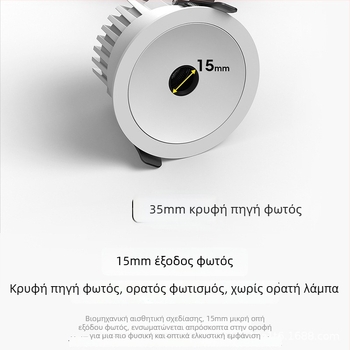 12W LED Downlight με πλήρες φάσμα – επιφανειακή τοποθέτηση και εντοιχισμένο φωτιστικό οροφής για οικιακή χρήση, ξενοδοχείο και εμπορικά έργα φωτισμού