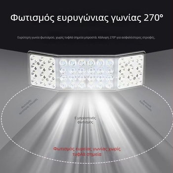 LED προβολέας τριών πλευρών, 12V–24V, διάχυτος και υπερφωτεινός φωτισμός για θεριστικές μηχανές, φορτηγά και γεωργική/μηχανολογική τεχνολογία