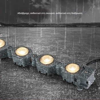 LED ευέλικτος γραμμικός φωτισμός για πάρκα και αυλές, εξωτερικός αδιάβροχος φωτισμός τοίχου με επιφανειακή τοποθέτηση
