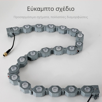 LED ευέλικτος γραμμικός φωτισμός για πάρκα και αυλές, εξωτερικός αδιάβροχος φωτισμός τοίχου με επιφανειακή τοποθέτηση