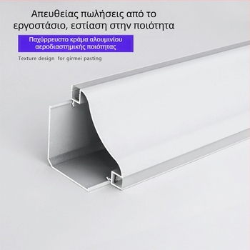 LED διπλής όψεως γραμμικό φως γωνίας για σαλόνι, επιφανειακή εγκατάσταση, φωτισμός τοίχου προς τα πάνω και προς τα κάτω, χωρίς οροφή, γύψινη κορνίζα