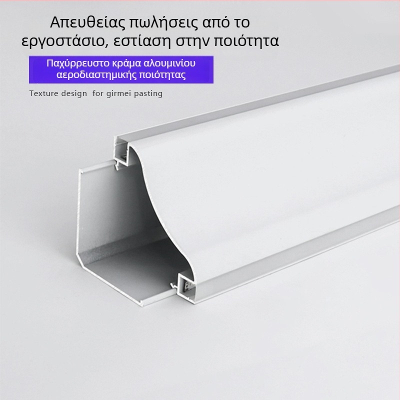 LED διπλής όψεως γραμμικό φως γωνίας για σαλόνι, επιφανειακή εγκατάσταση, φωτισμός τοίχου προς τα πάνω και προς τα κάτω, χωρίς οροφή, γύψινη κορνίζα