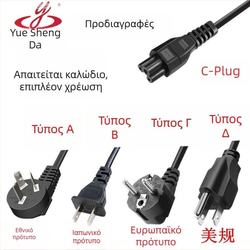Lenovo φορτιστής για φορητό υπολογιστή 20V 3.25A, βύσμα 4.0×1.7 mm, επιτραπέζιος φορτιστής