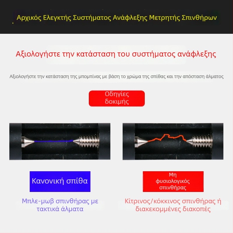 Διαγνωστικό εργαλείο αυτοκινήτου: δοκιμαστής γραμμών υψηλής τάσης και HV πακέτου, δοκιμαστής συστήματος ανάφλεξης και εκκίνησης, μετρητής απόστασης ηλεκτροδίων μπουζί