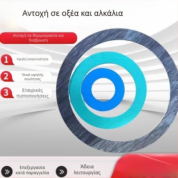 Ελαστικό στεγανοποιητικό δαχτυλίδι φλαντζών χωρίς αμίαντο, ανθεκτικό σε υψηλές θερμοκρασίες και πίεση, αντοχή στο λάδι