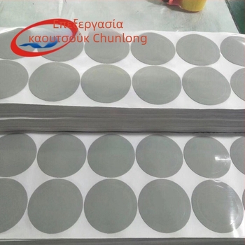 Σιλικονούχο φλάντζα για ηλεκτρικές συσκευές, ανθεκτικό σε υψηλές θερμοκρασίες, απορροφήση κραδασμών και θορύβου, αδιάβροχη και ανθεκτική στη φθορά, επίπεδη σιλικονονούχα φλάντζα, γκρι