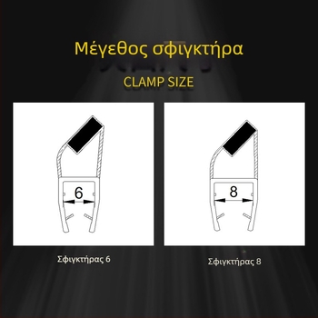 Σφραγιστικό προφίλ γυάλινης πόρτας 90/180 μοιρών με μαγνητικό φράγμα νερού για μπάνιο