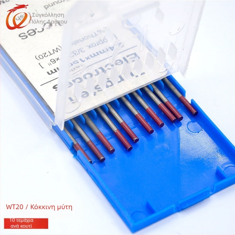 WL20 Tungsten Needle για Αργονικού τόξου Συγκόλληση — Αξεσουάρ, συμβατό με WT20/WL15/WC20, διάμετρος 2,4 mm, μήκος 150 mm