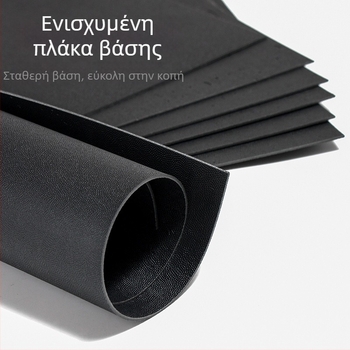 Μαύρη παχιά βάση για το κάτω μέρος, 42×29 mm, κοπή κατά βούληση για το κάτω μέρος της τσάντας, επένδυση βάσης, πάχος 1,5 mm.