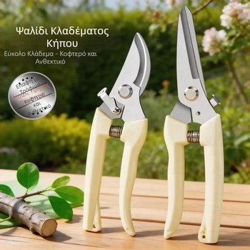 Ανοξείδωτοι κλαδευτήρες κήπου για λουλούδια, κλαδιά και δέντρα φρούτων