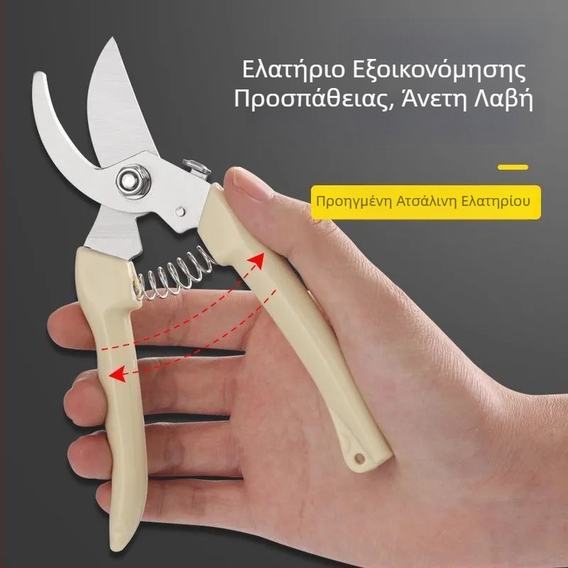 Ανοξείδωτοι κλαδευτήρες κήπου για λουλούδια, κλαδιά και δέντρα φρούτων