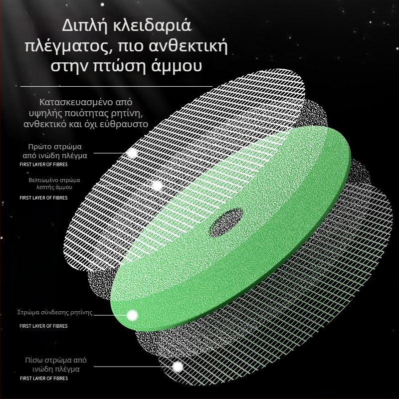 Lide φθορά-ανθεκτικό φλαπ δίσκο, υπερ-λεπτό διπλού πλέγματος από ανοξείδωτο χάλυβα, 107 mm για γωνιακό τροχό