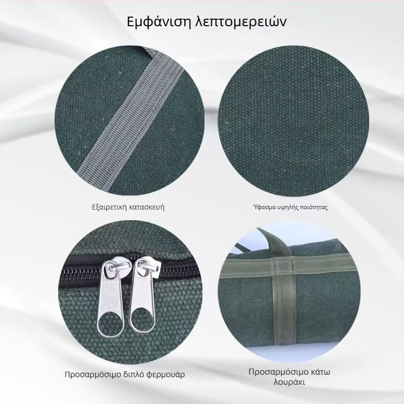 Σάκα εργαλείων από ενισχυμένο καμβά – Πολυλειτουργική φορητή αποθήκευση εργαλείων για ηλεκτρολόγους