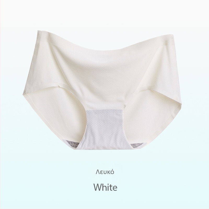 Γυναικεία εσώρουχα χωρίς ραφές από Ice Silk, με βαμβακερή επένδυση στην περιοχή του καβαλου και διαπνέον πλέγμα