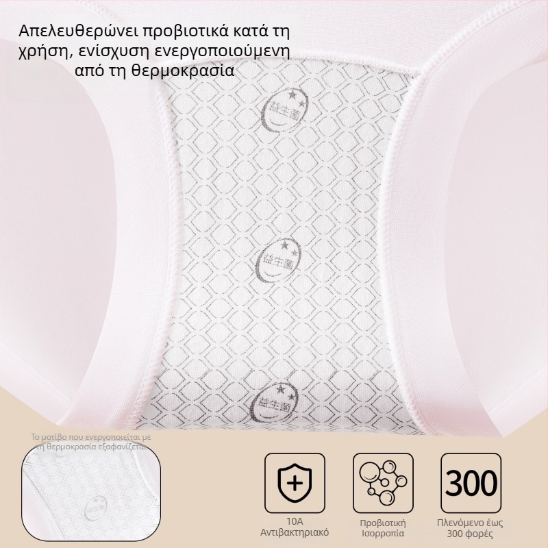 Lyocell γυναικεία εσώρουχα σε μεγάλο μέγεθος, μεσαία ζώνη για έλεγχο της κοιλιάς, 10A αντιβακτηριακά, επεκταμένος καβάλος, αναπνεύσιμα και φιλικά προς το δέρμα