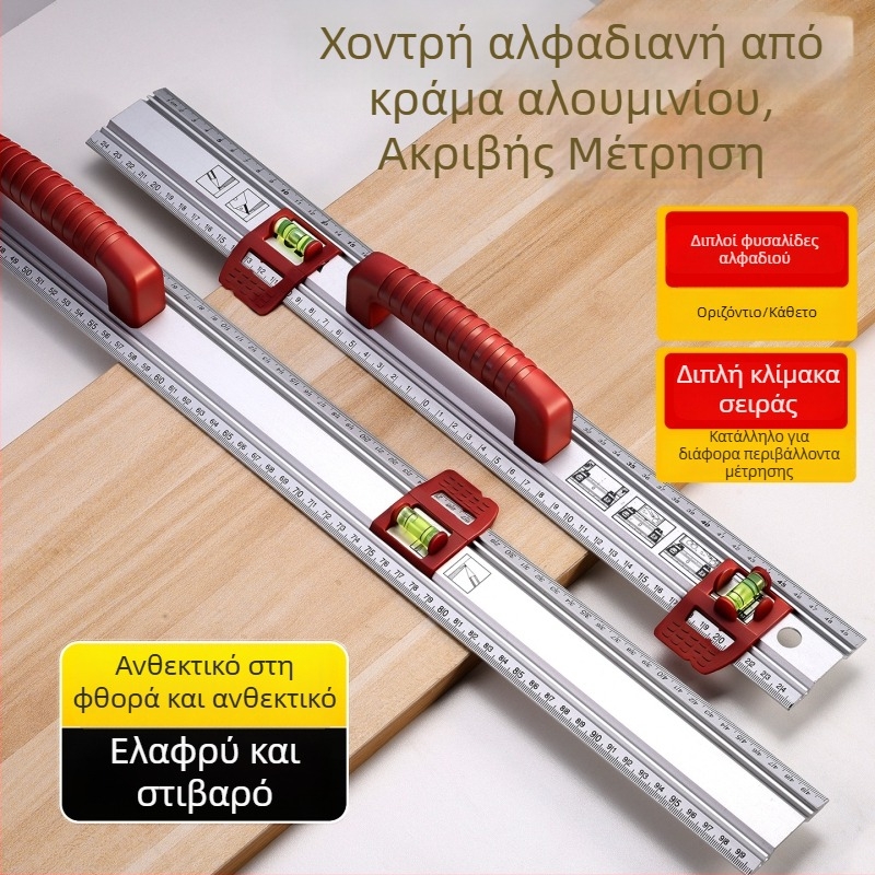 Εργοστασιακού τύπου υψηλής ακρίβειας, πολυλειτουργικό επίπεδο με κλίμακα, συμπαγές και ανθεκτικό με λαβή και παχύτερο σχεδιασμό για κρέμασμα εικόνων