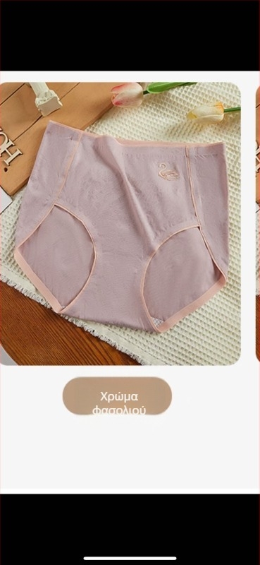 Γυναικείο εσώρουχο από καθαρό βαμβάκι με υψηλή μέση
