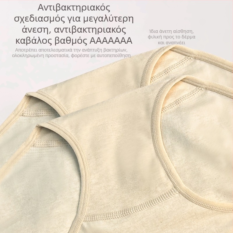 Γυναικεία εσώρουχα από βαμβάκι με ψηλή μέση, 19 cm μακρύ καβάλο, 3D ανάγλυφο σχέδιο, αναπνεύσιμα, αντιβακτηριακά, μεγάλο μέγεθος