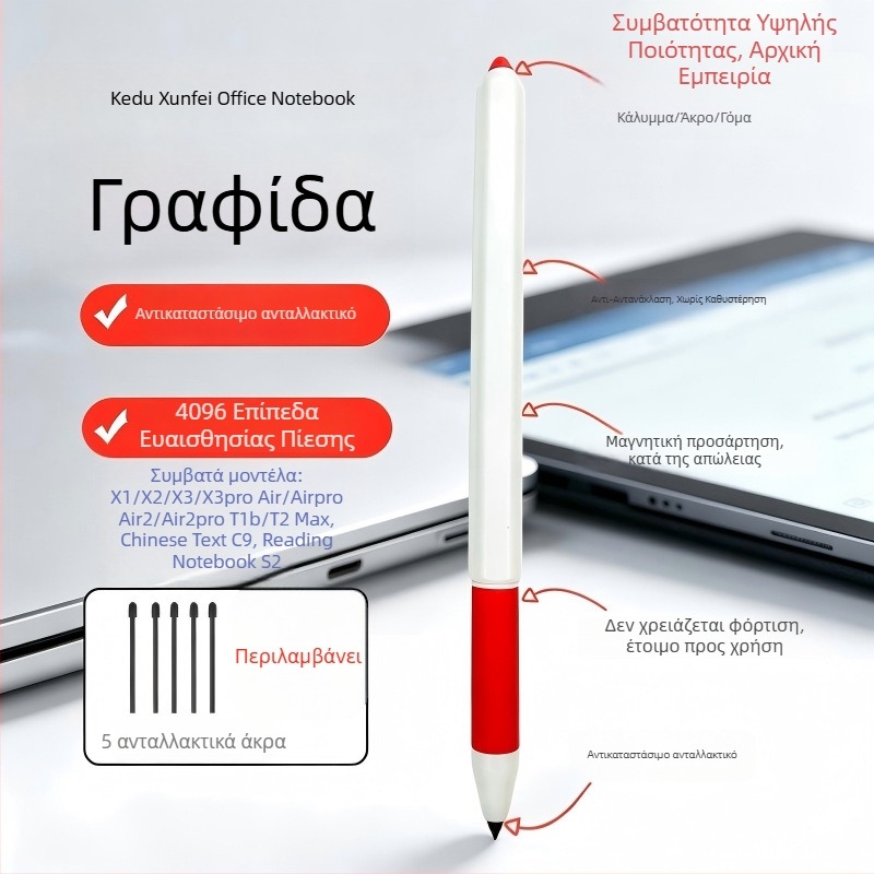 Xiaoyuan S2 Stylus με μαγνητική σύνδεση, συμβατός με S2 μαθησιακό tablet και Yuanfudao E1