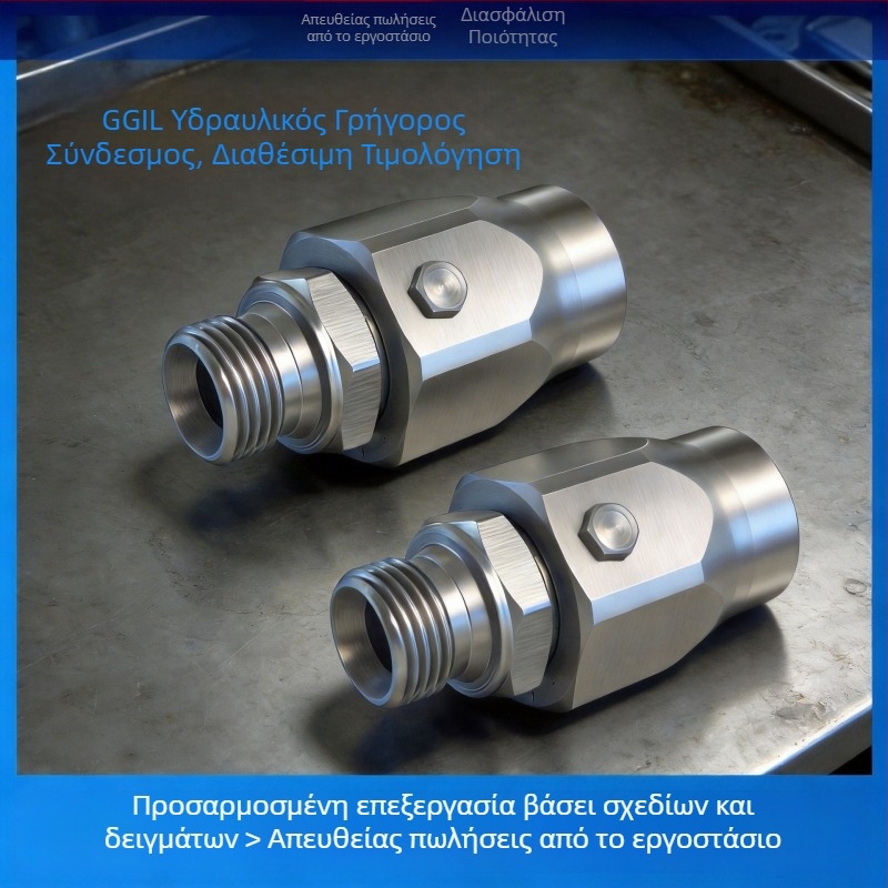 GGIL υδραυλικός σύνδεσμος για κεφαλές κοπής υδροκοπής ISO 8434