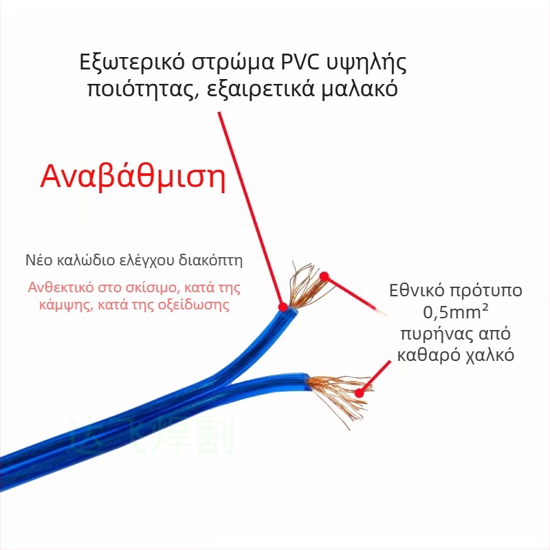 QQ150A διπλό ελατήριο για τόξο συγκόλλησης με αργόν, σωλήνας σιλικόνης και ψύξη με αέριο WS250/WS200