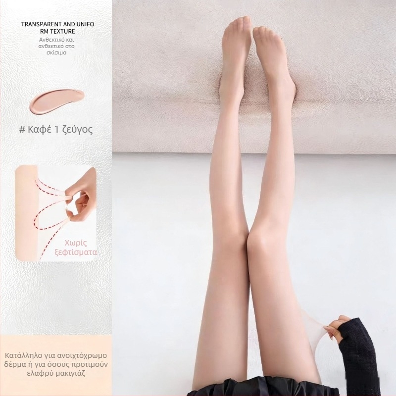 Γυναικεία ultra-thin καλσόν για το καλοκαίρι, anti-snag, ανθεκτικές, σεξουαλικά φυσικός τόνος δέρματος, προστασία από τον ήλιο, ultra‑λεπτές, κατάλληλες για αεροσυνοδούς