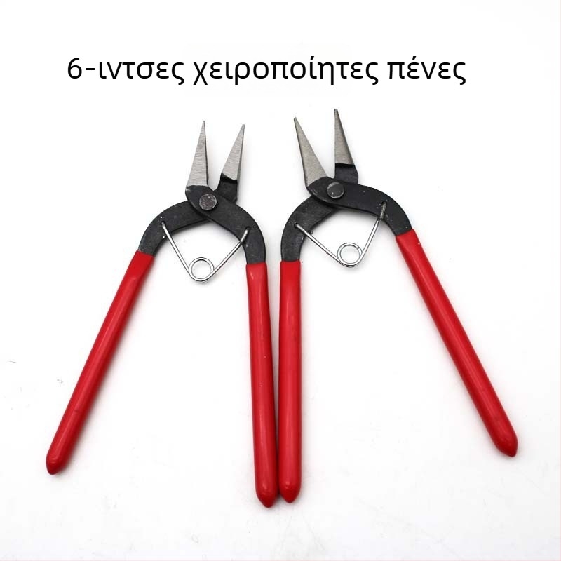 Σετ DIY 6 ιντσών πένσες για κοσμήματα: πένσες με επίπεδη μύτη, κυκλική μύτη, πένσες για δαχτυλίδια και μυτερή μύτη
