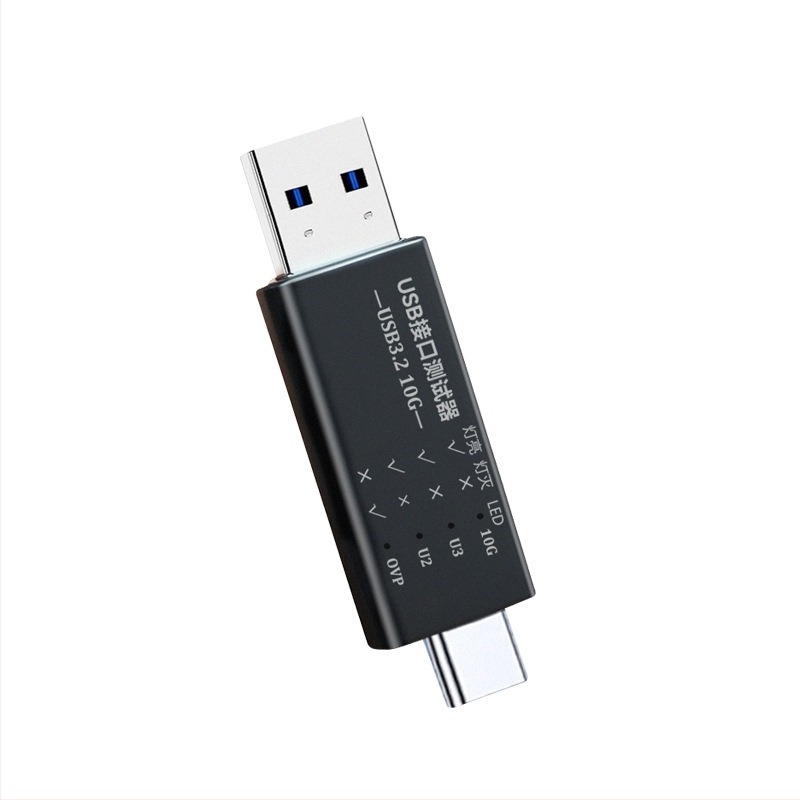 Δοκιμαστής διεπαφής USB και διανομέας 3.2 για θύρες Type-C και USB 3.0 – λειτουργία, ρεύμα και τάση