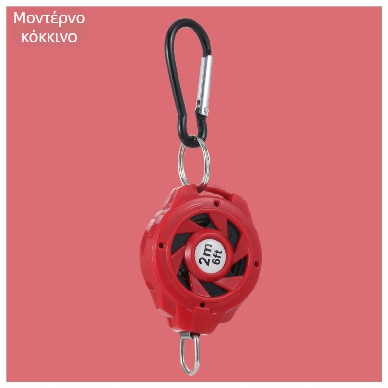 Μετροταινία από ατσάλι, 2 μ, φορητή και μικρή