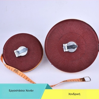100 m ευέλικτη μετροταινία, υψηλής ακρίβειας Bakélite υφασμάτινος κανόνας για μηχανικές μετρήσεις, 50 m υφασμάτινος κανόνας, δίσκος κανόνας