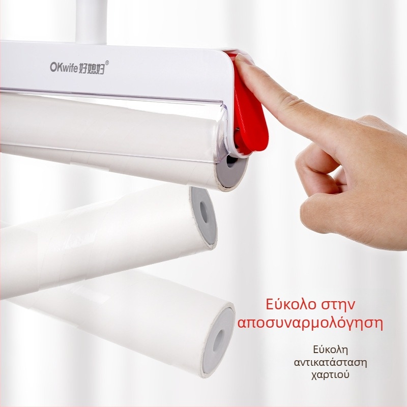 Good Housewife ρολλερ απομάκρυνσης τρίχας με μακριά λαβή, μεγάλος οικιακός ρολλέρ για δάπεδα, απομάκρυνση σκόνης, τρίχων και νημάτων