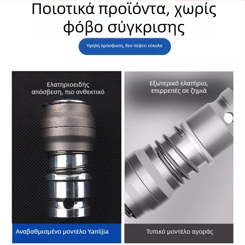 Αντάπτορας για κρουστικό τρυπάνι και ηλεκτρικό κλειδί, με τετράγωνο οδηγό 1/2 ίντσας