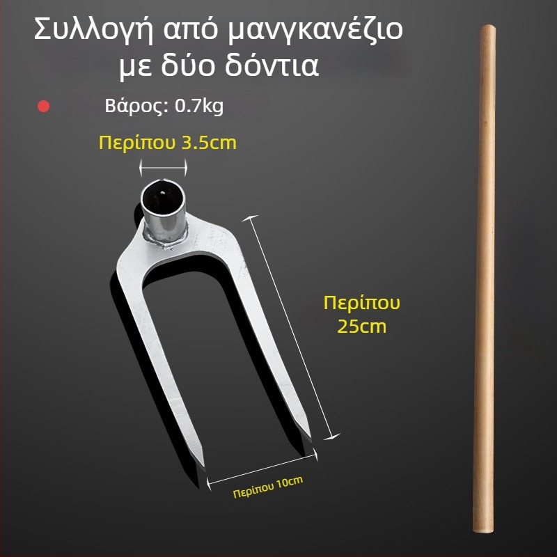 Τριζωνικό χοντρό ατσάλινο σκάλιστρο για γεωργία – ανάστροφη και χαλάρωση του εδάφους; μαγάνιο χάλυβας