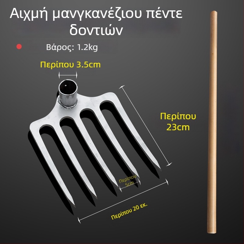 Τριζωνικό χοντρό ατσάλινο σκάλιστρο για γεωργία – ανάστροφη και χαλάρωση του εδάφους; μαγάνιο χάλυβας