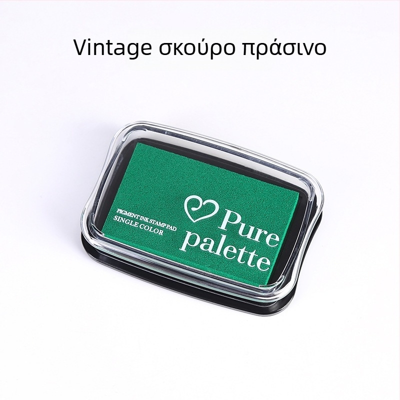 Σετ ταμπόν μελάνης σε βιντάζ χρώματα, επτά χρώματα διαθέσιμα, ανθεκτικό στη φθορά, δημιουργικά ταμπόν σφραγίδων